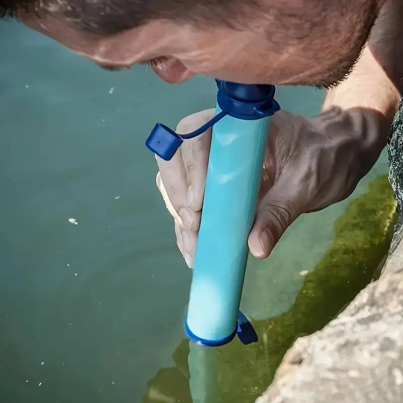 Portable Water Filtering Straw for Outdoor Adventures