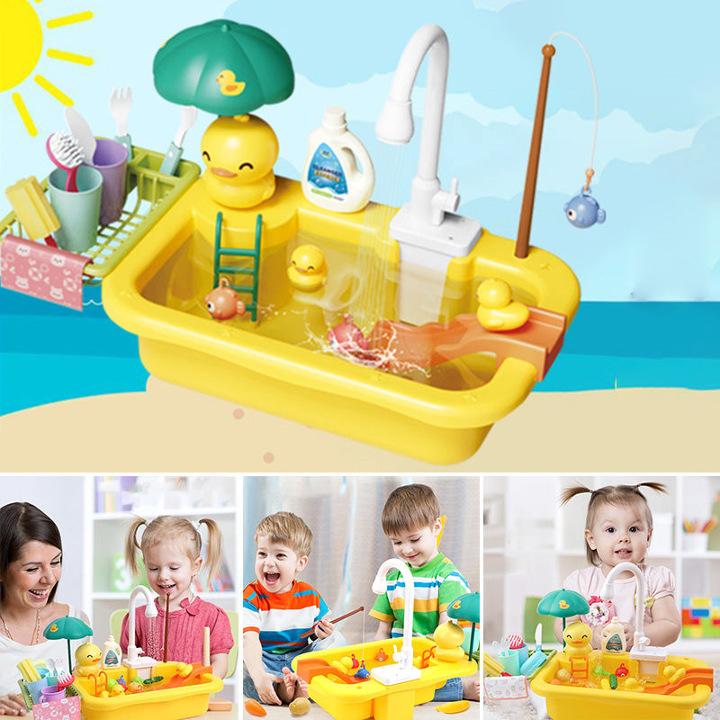 Duck Sink Toy with Fishing Activity