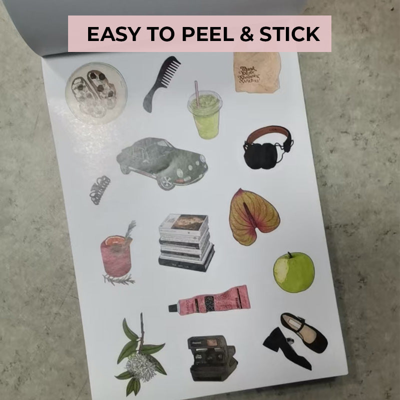 Vintage Sticker Book
