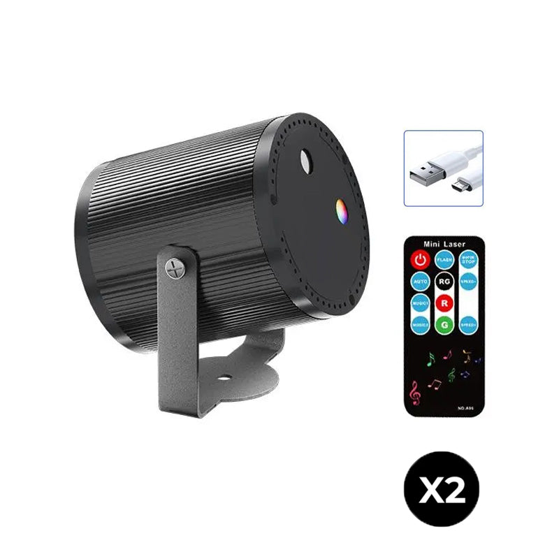 Portable Mini Cylinder Laser Stage Light