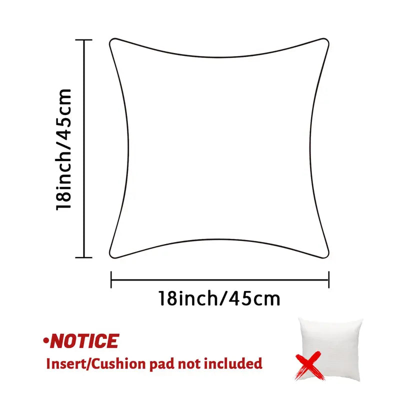 White Aesthetic Christmas Throw Pillow Covers