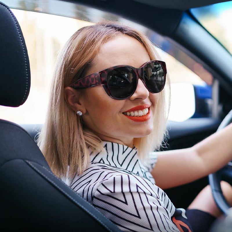 Polarized UV400 Protection Trendy Round Sunglasses