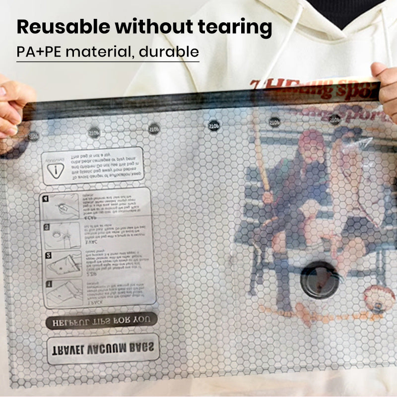 Cordless Travel Vacuum Bag Set