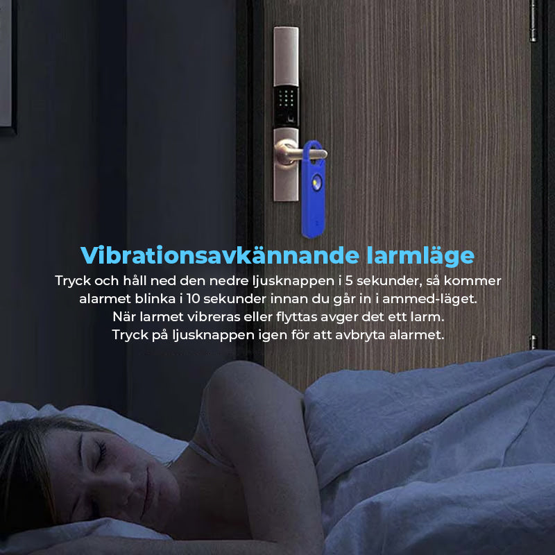 Nyckelring för personligt säkerhetslarm