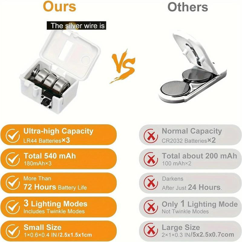 Warm White 2M Starry String Lights