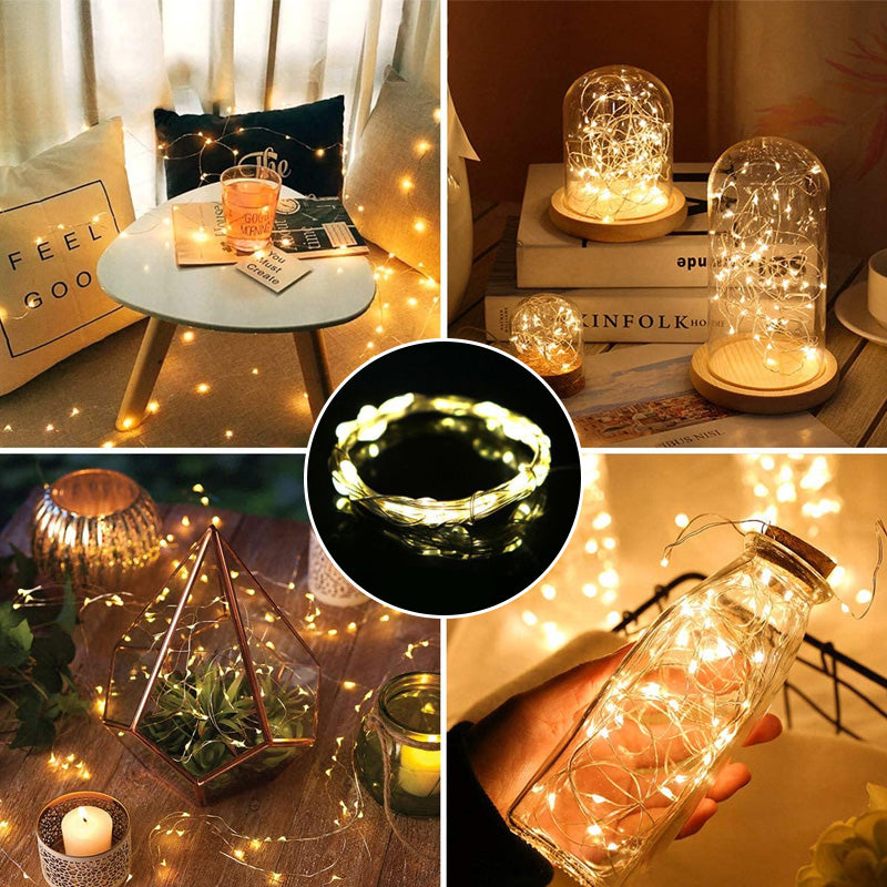 Warm White 2M Starry String Lights