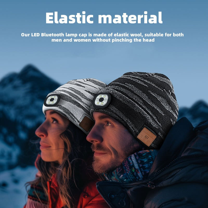 Bluetooth Music Beanie with LED Light