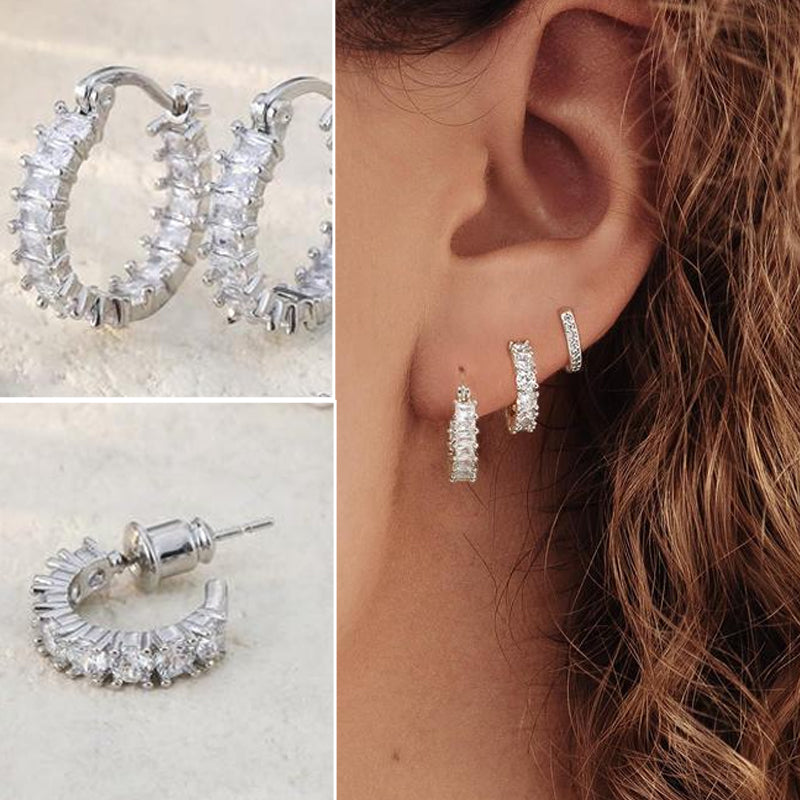 14K Gold-Plated Hoop Earrings