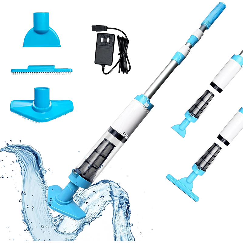 3-in-1 Cordless Rechargeable Powerful Motor Swimming Pool Vacuum Cleaner