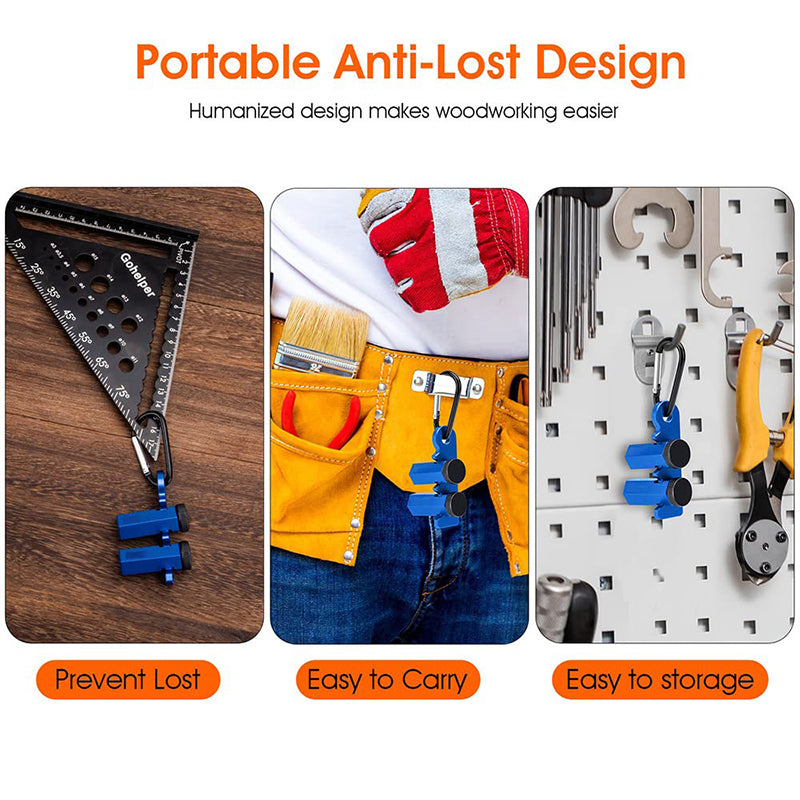 Right-angle ruler clamp