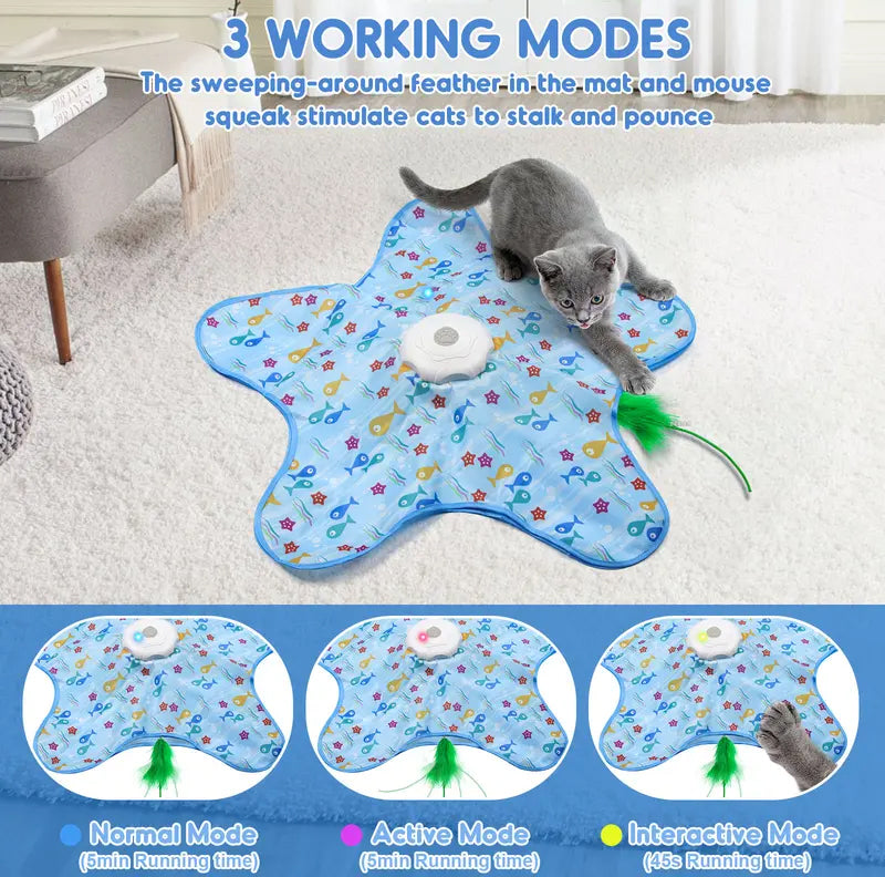 Automatic Self-Charging Interactive Cat Toy