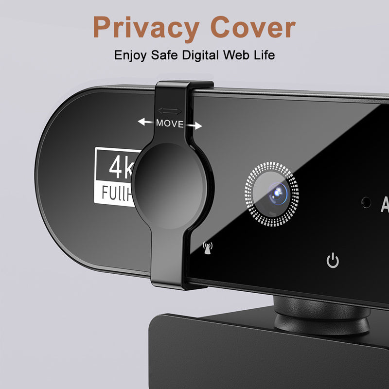 Ultra HD 4K Autofocus Webcam for Laptops