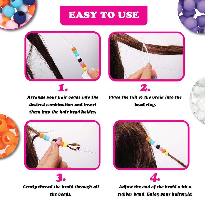 Silicone Hair Beads