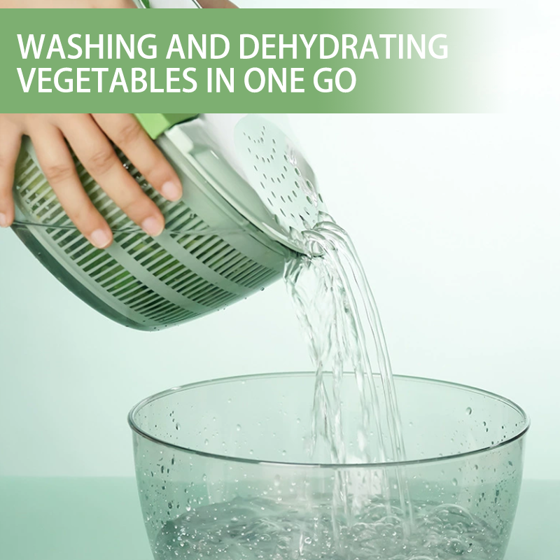 Hand-cranked fruit and vegetable dehydrating basket