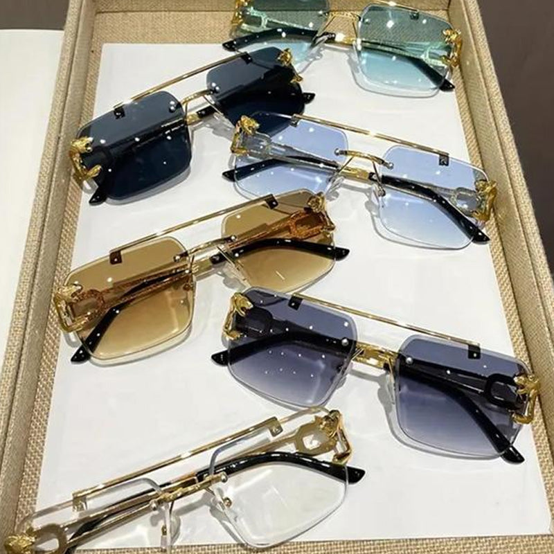 Double-Beam Cheetah Sunglasses