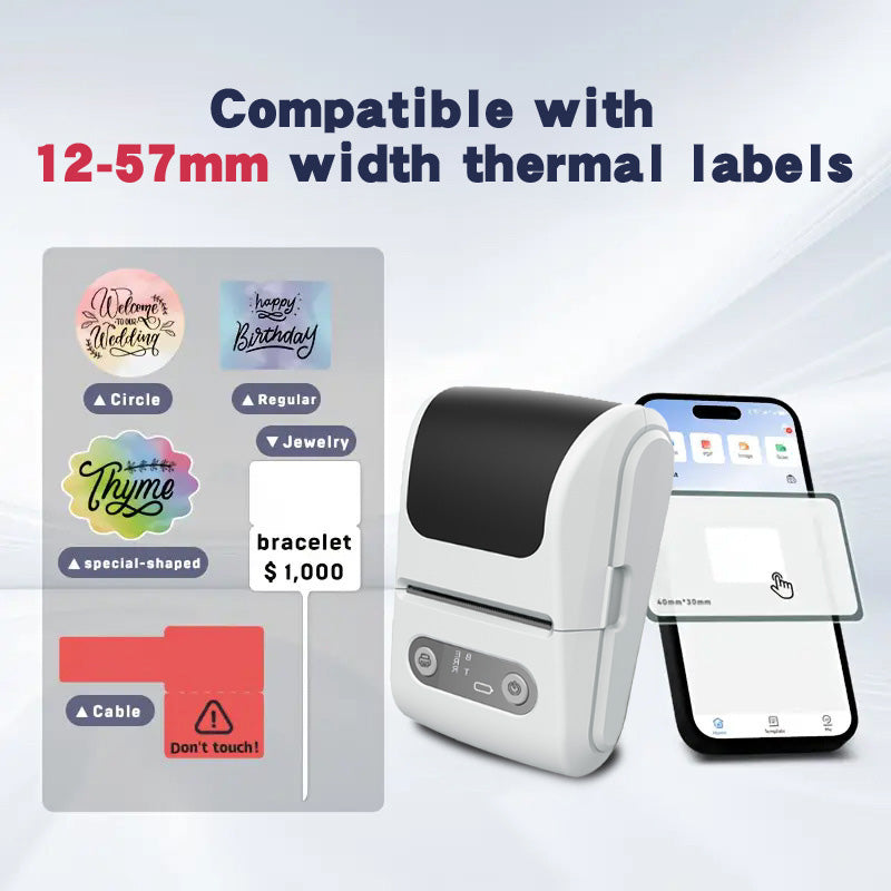 Portable Bluetooth Label Printer