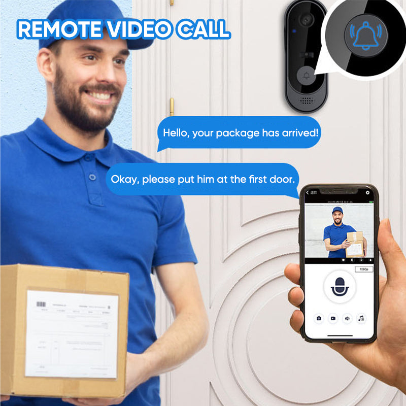 Wireless Video Doorbell Camera with Chime