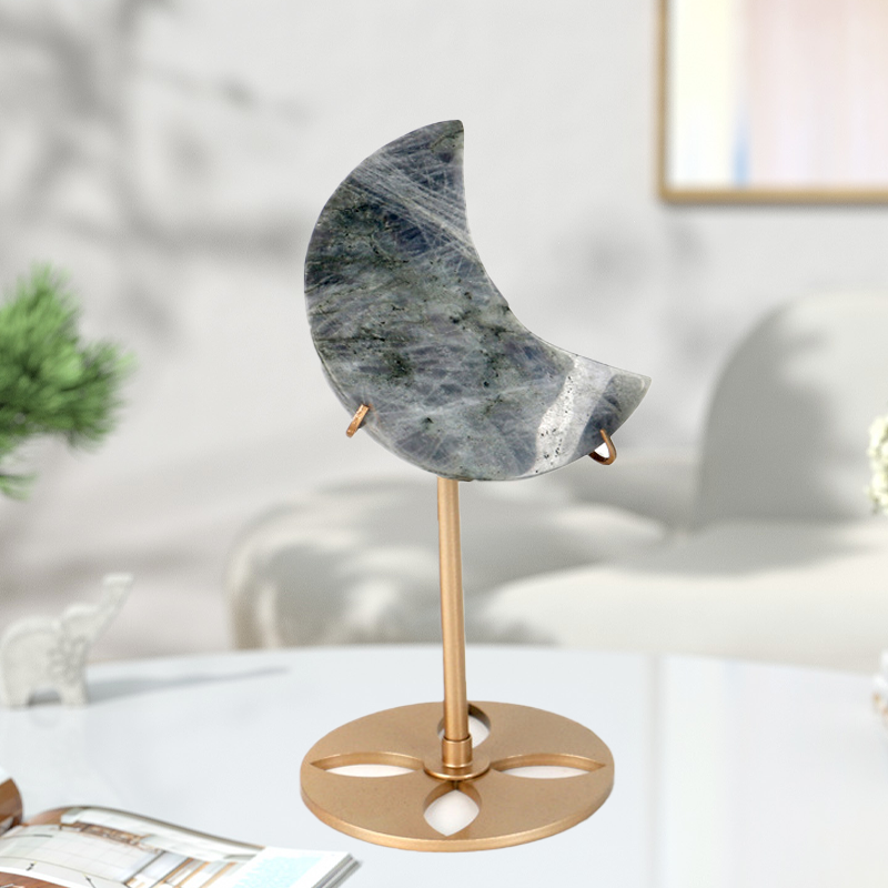Moon Crystal on Stand