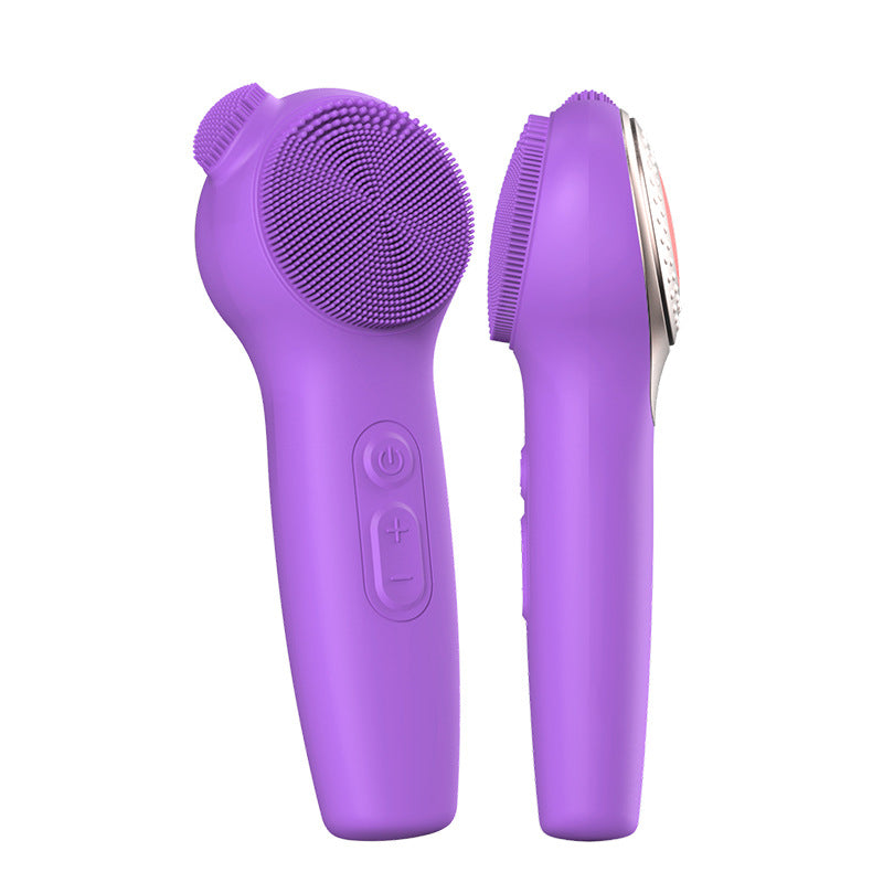 Heated Silicone Facial Cleansing Device