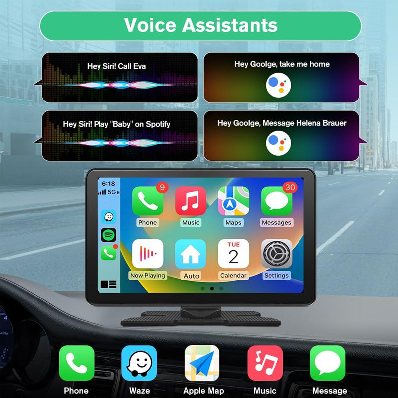 Portable Carplay Screen for Car
