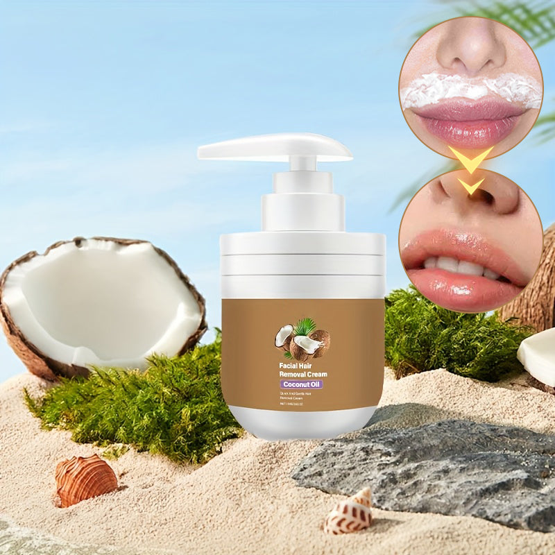 Gentle Coconut Oil Facial Hair Removal Cream