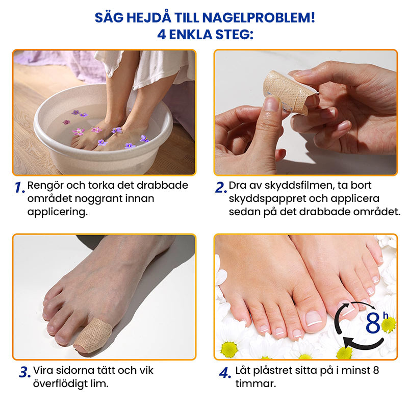 Svamp plåster för naglar
