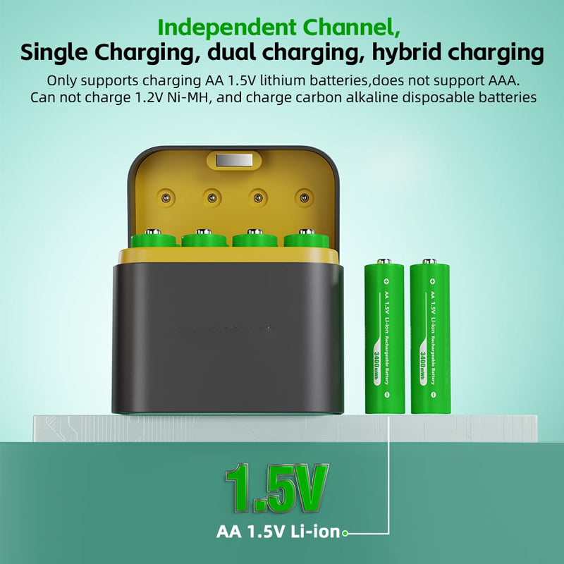 Lithium-ion Battery With Integrated Charging & Storage Box