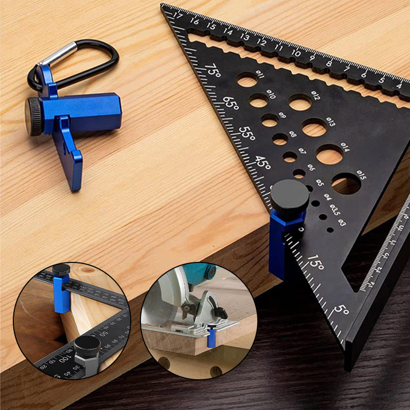 Right-angle ruler clamp