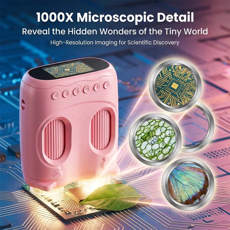 Kids 2-in-1 Digital Microscope & Telescope