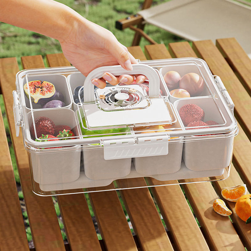 Fresh-Lock Multi-Compartment Prep & Drain Organizer