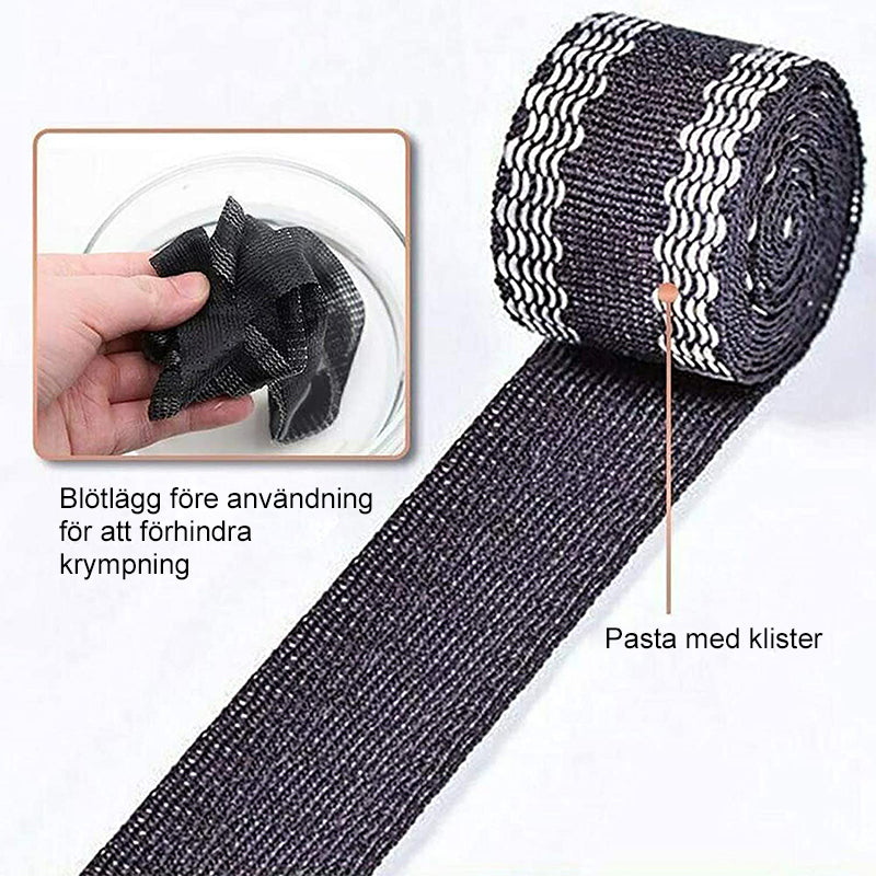 Självhäftande förkortning av byxkanten