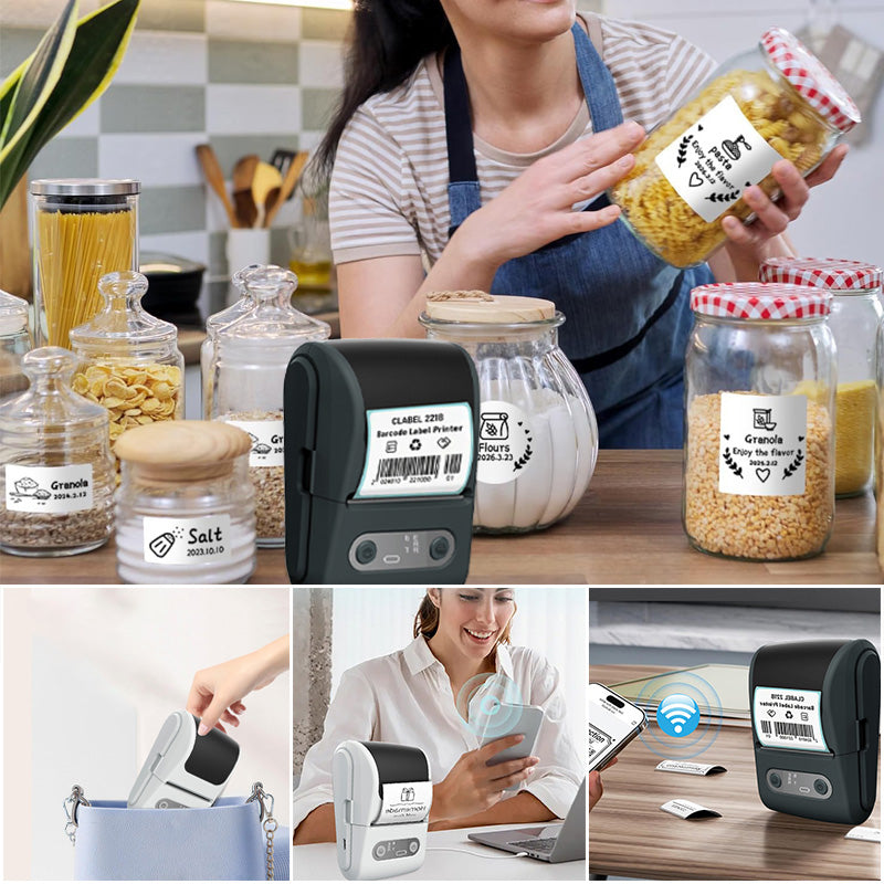 Portable Bluetooth Label Printer