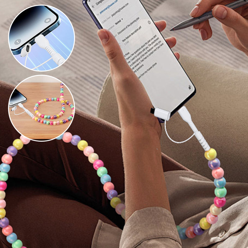 Pearl Beaded Data Cable