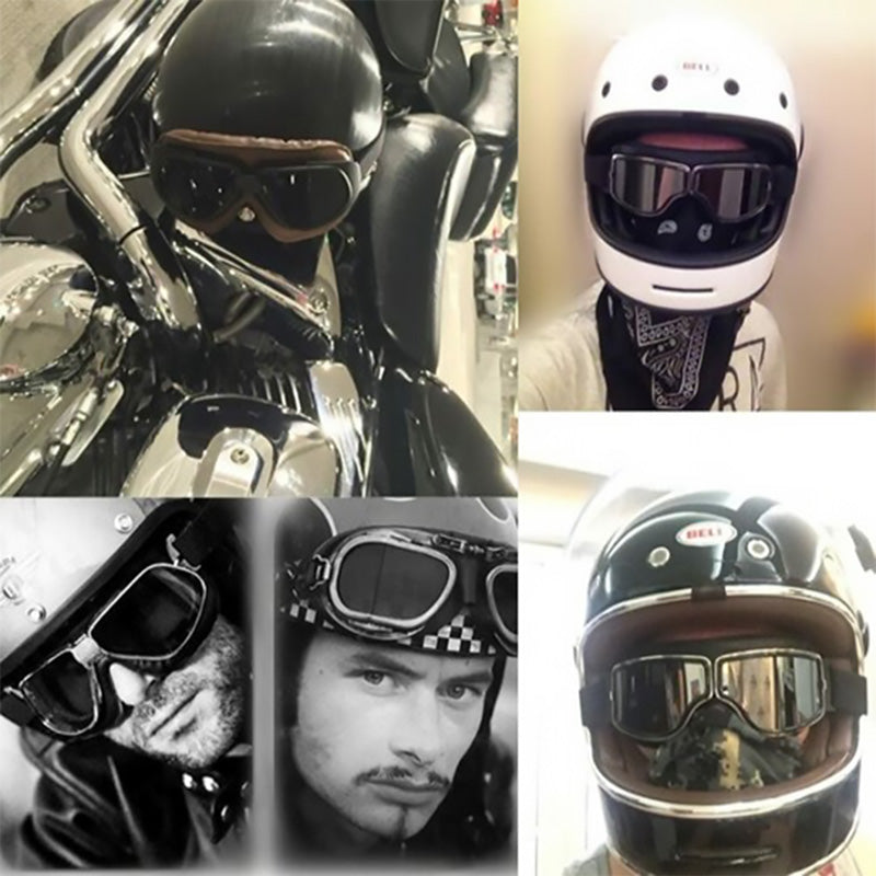 Vintage motorcykelglasögon