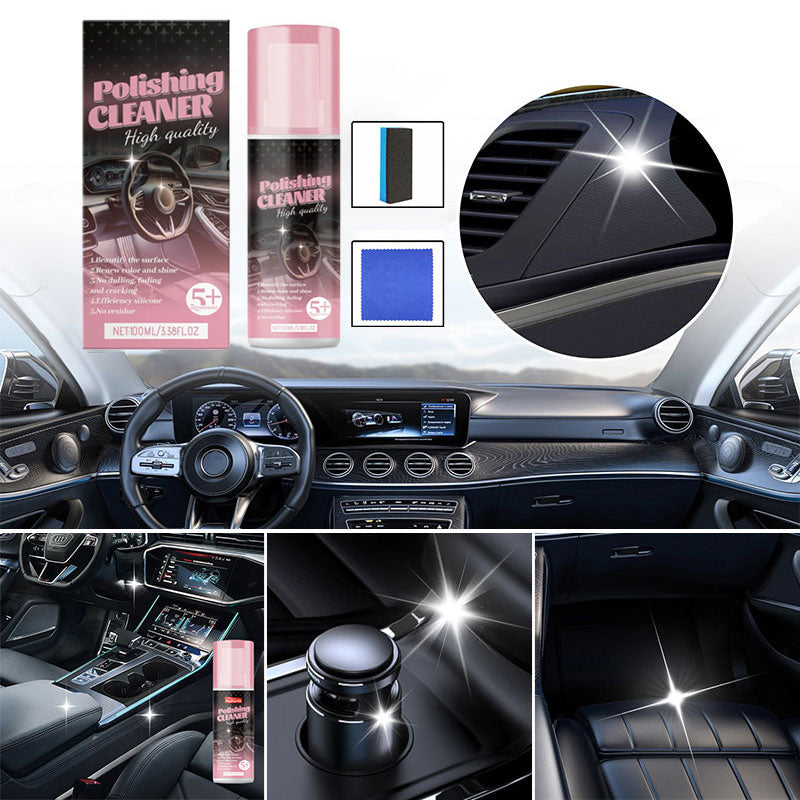 Car Interior Cleaning & Polishing Kit – Gentle Leather Care and Restoration Set