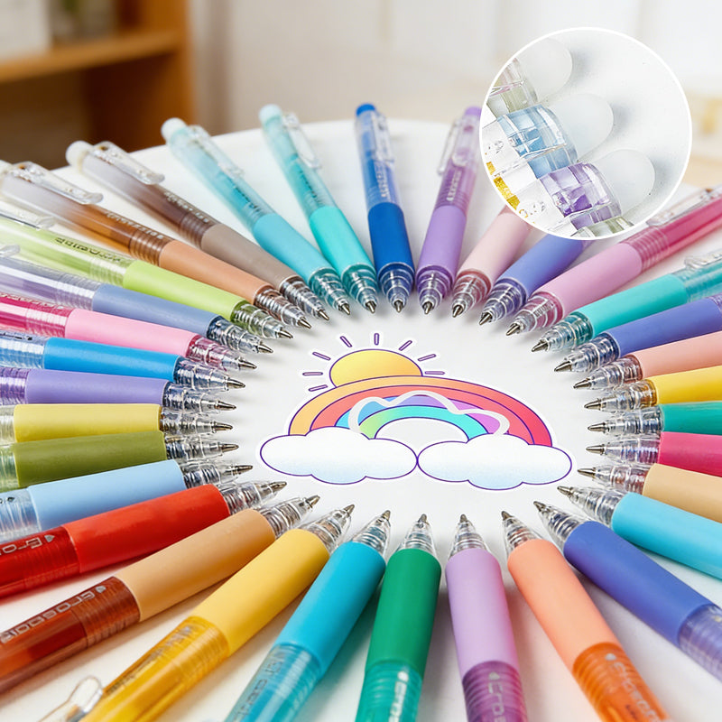 Retractable Erasable Gel Pen Set