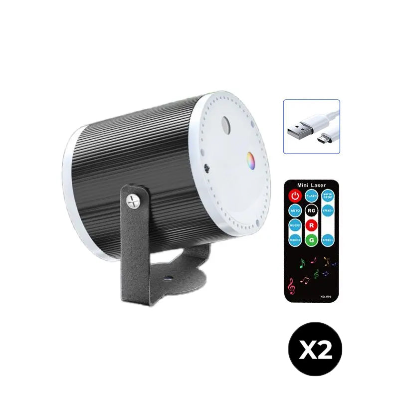 Portable Mini Cylinder Laser Stage Light