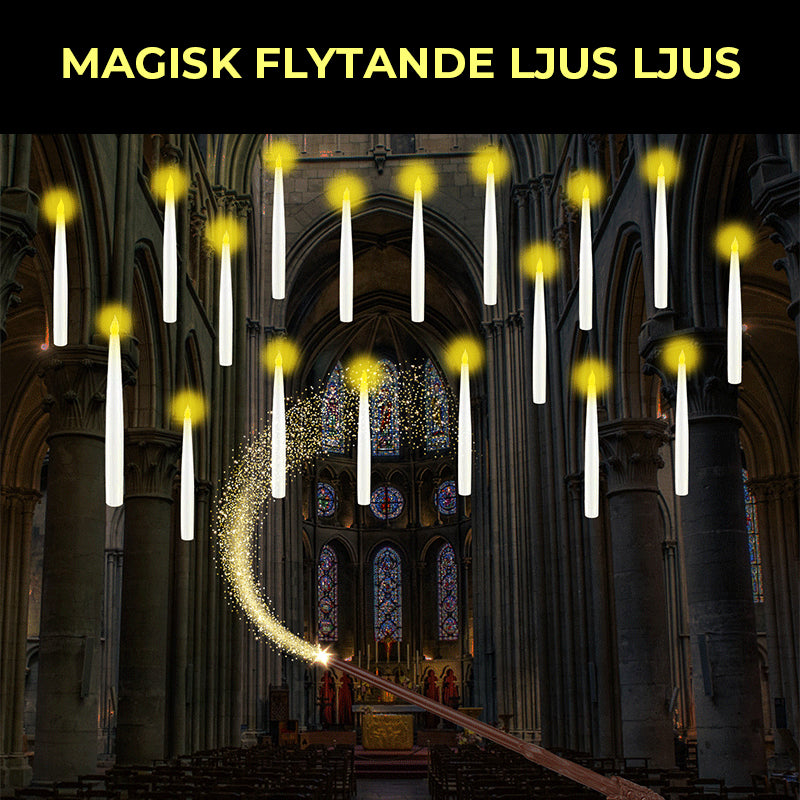 Flamlöst LED-ljus med Magic Wand-fjärrkontroll