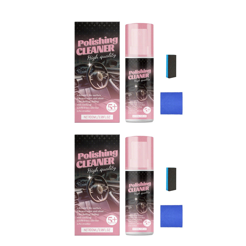 Car Interior Cleaning & Polishing Kit – Gentle Leather Care and Restoration Set