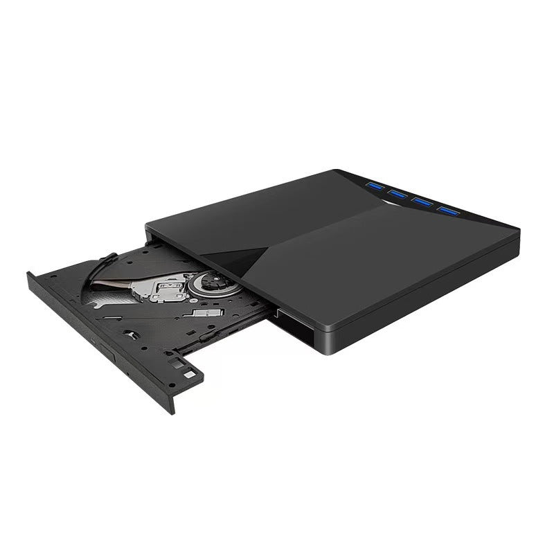 USB 3.0 Type-C External CD/DVD Drive Burner with SD/TF Card Reader & USB Hub