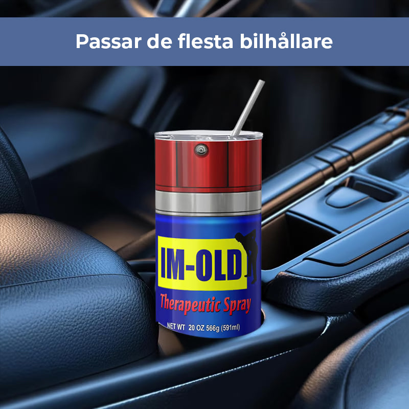 Termosmugg med smutsigt mönster