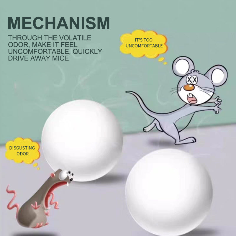 Mouse repellent ball