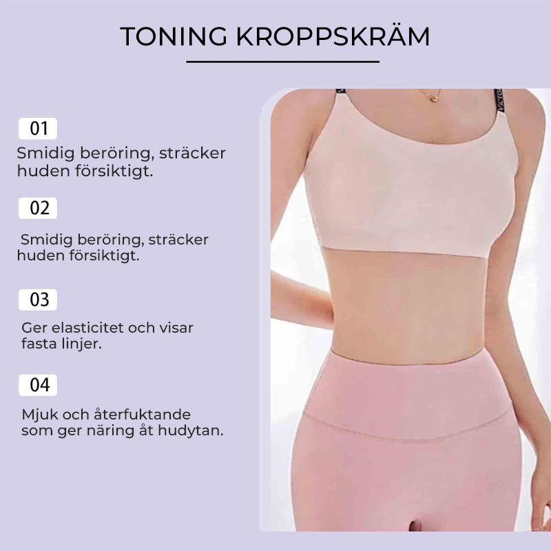 Kroppskräm för toning över natten