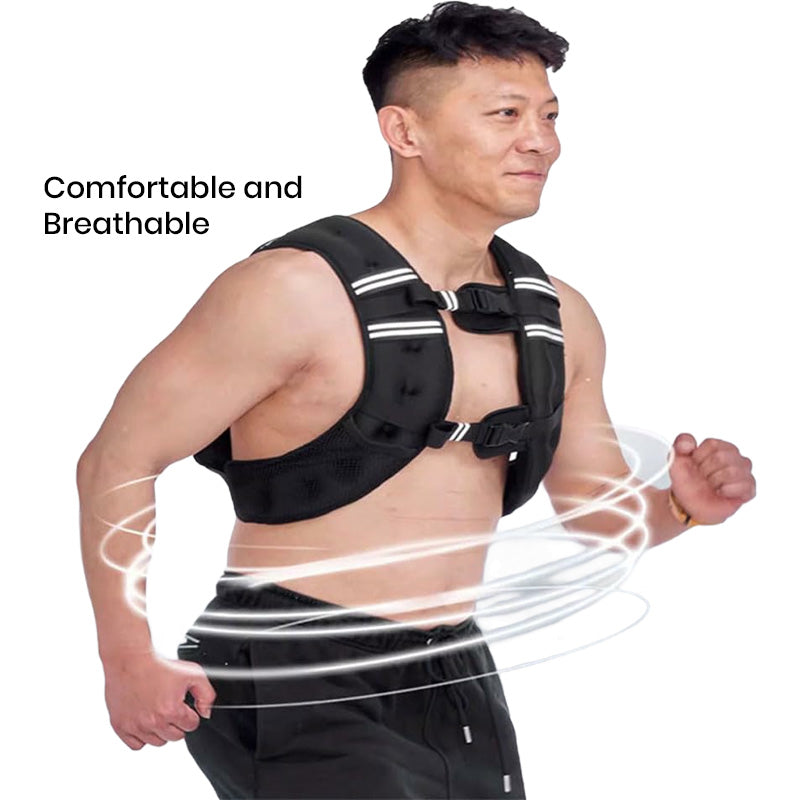 3KG(6.61 lb) Weighted Vest with Reflective Stripe