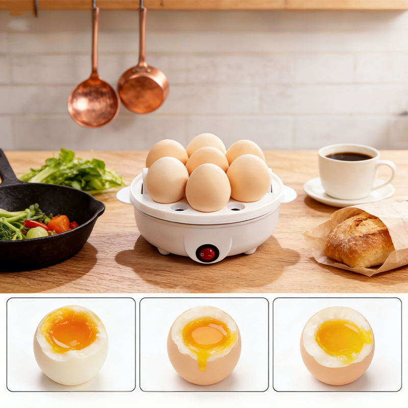 Rapid Electric Egg Cooker & Multi-Purpose Food Steamer