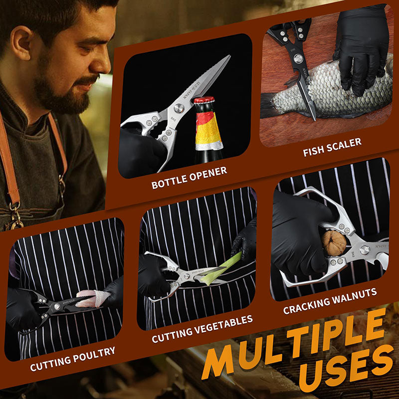 Multifunctional Heavy-Duty Kitchen Shears