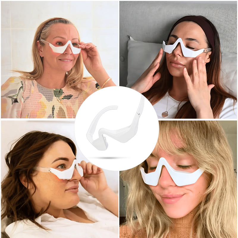 Microcurrent Eye Massager with Red Light Therapy