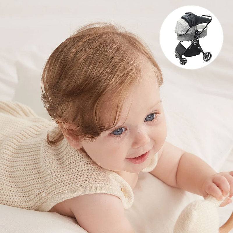 UV Protective Baby Stroller Sunshade with Top Opening