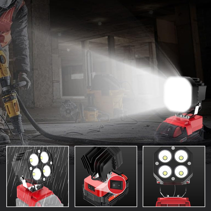 Portable Four-Leaf LED Work Light