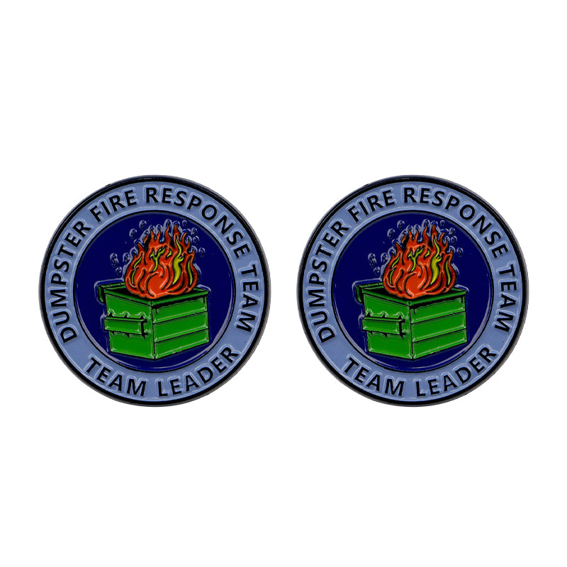 Dustbin Quotes Brooch